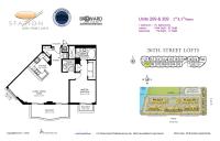 Unit 209 - 26 floor plan